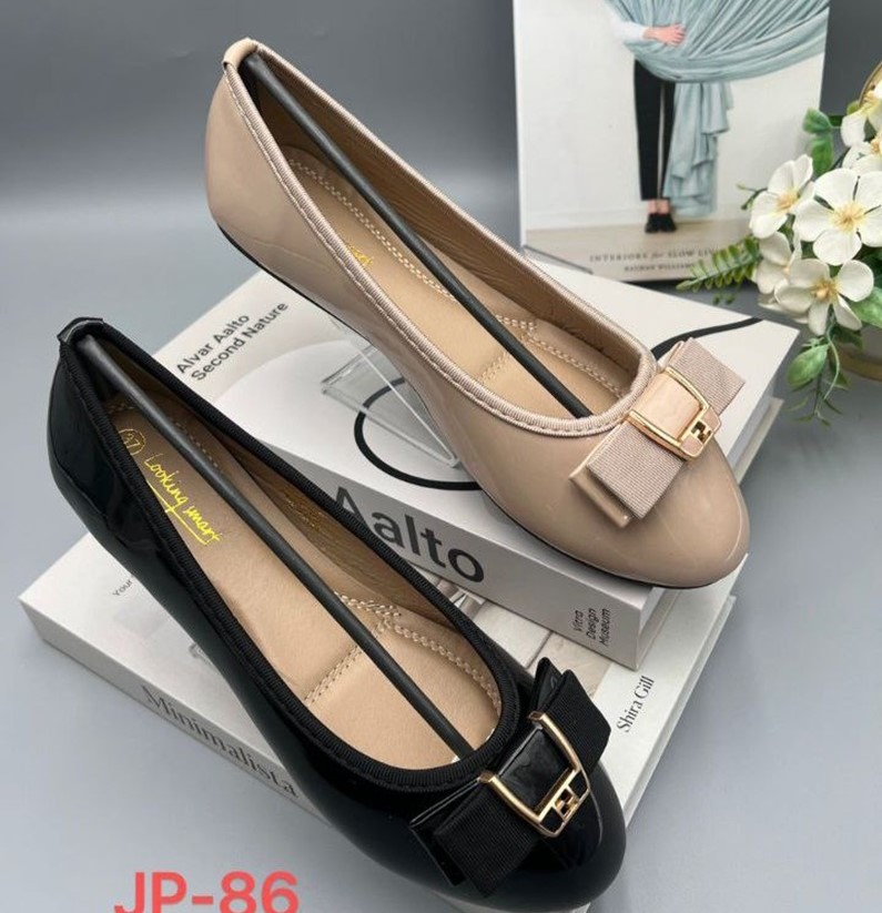 produc2 Elegant Bow-Accent Flats - Image 1