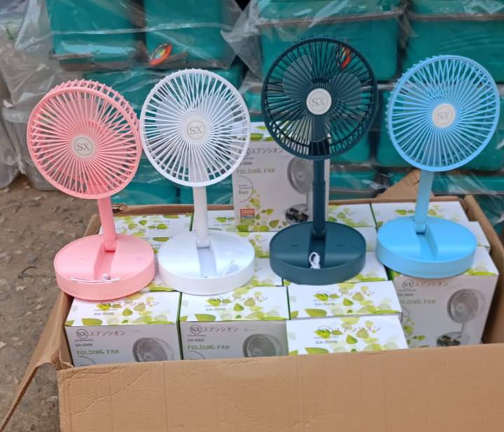 Product_Fan SX 3000mAh Folding Rechargeable Fan - Image 1